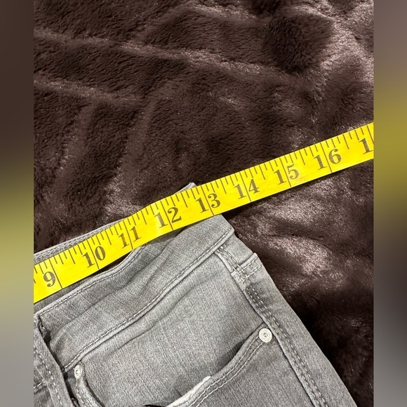 Mavi Jeans Distressed Mid Rise Ankle Skinny Jeans Grey Size 25 - Picture 6 of 10
